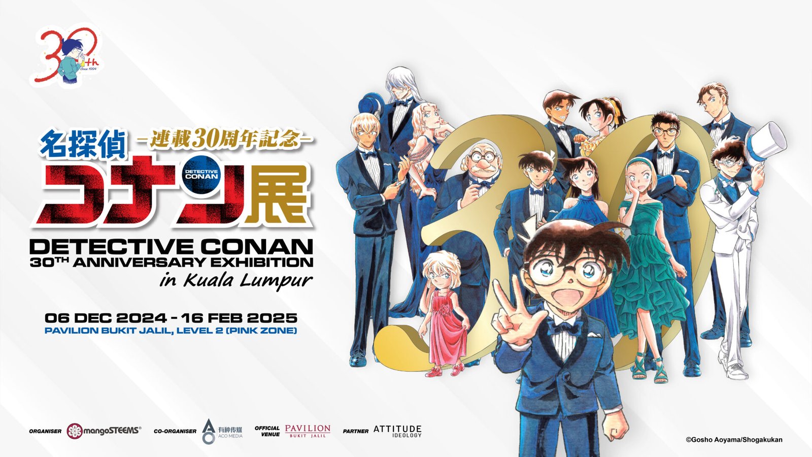 Acrylic Stand Détective Conan 30th Anniversary RARE