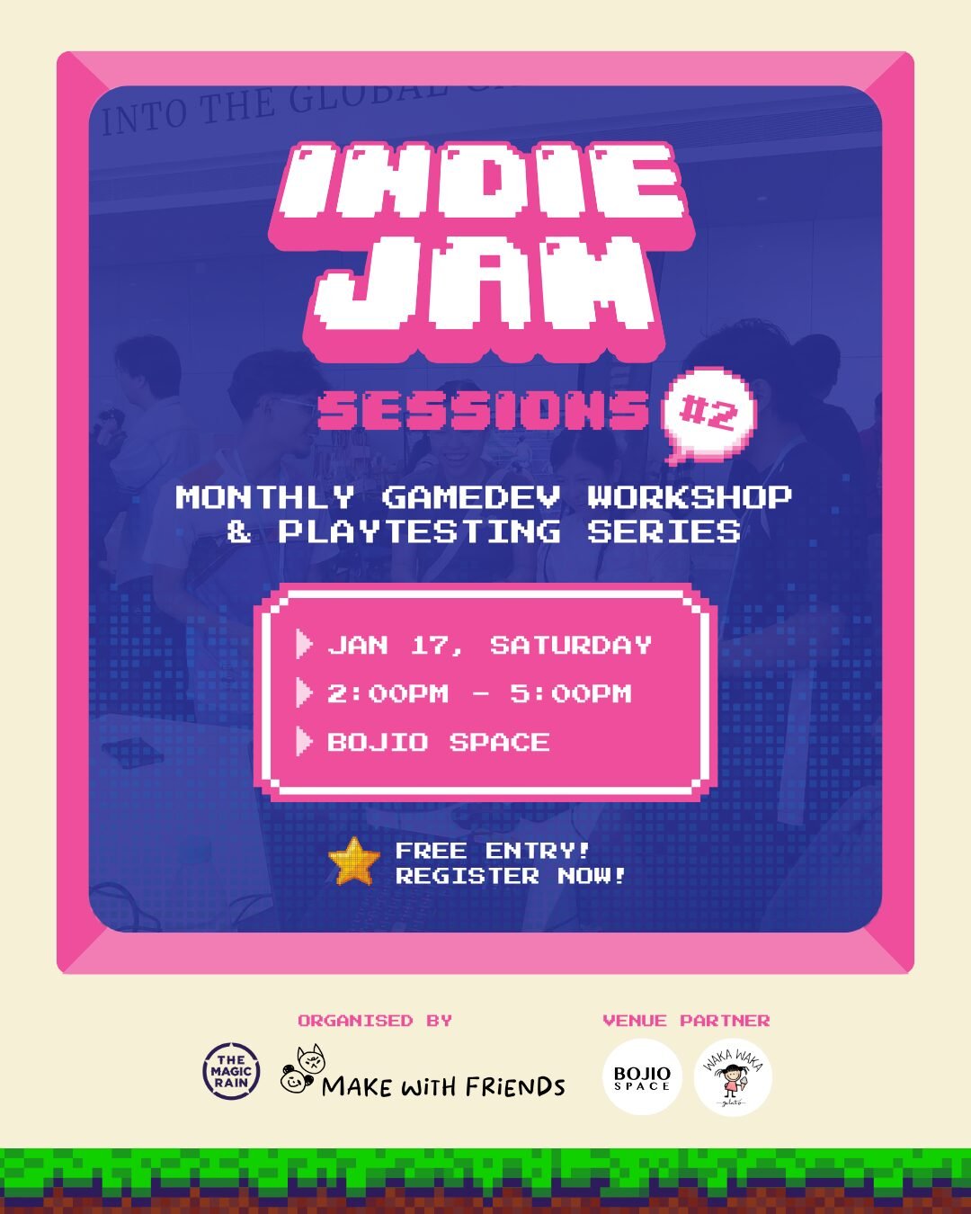 Indie Jam Sessions January Edition Introduces The Basics of Game Design