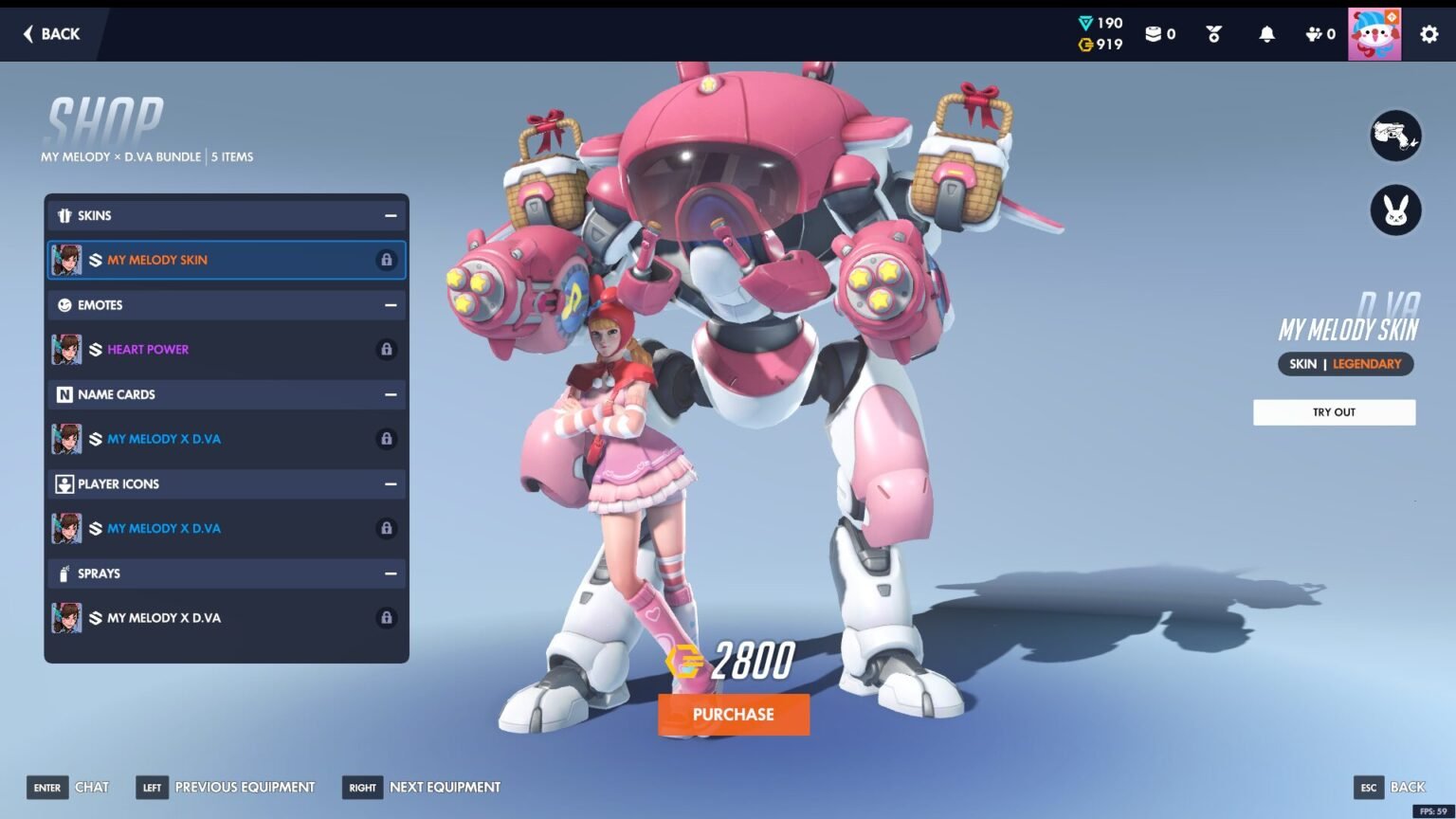 Medoly Skin Rov Here's Every Overwatch x Hello Kitty & Friends Collab Skin - THE MAGIC RAIN
