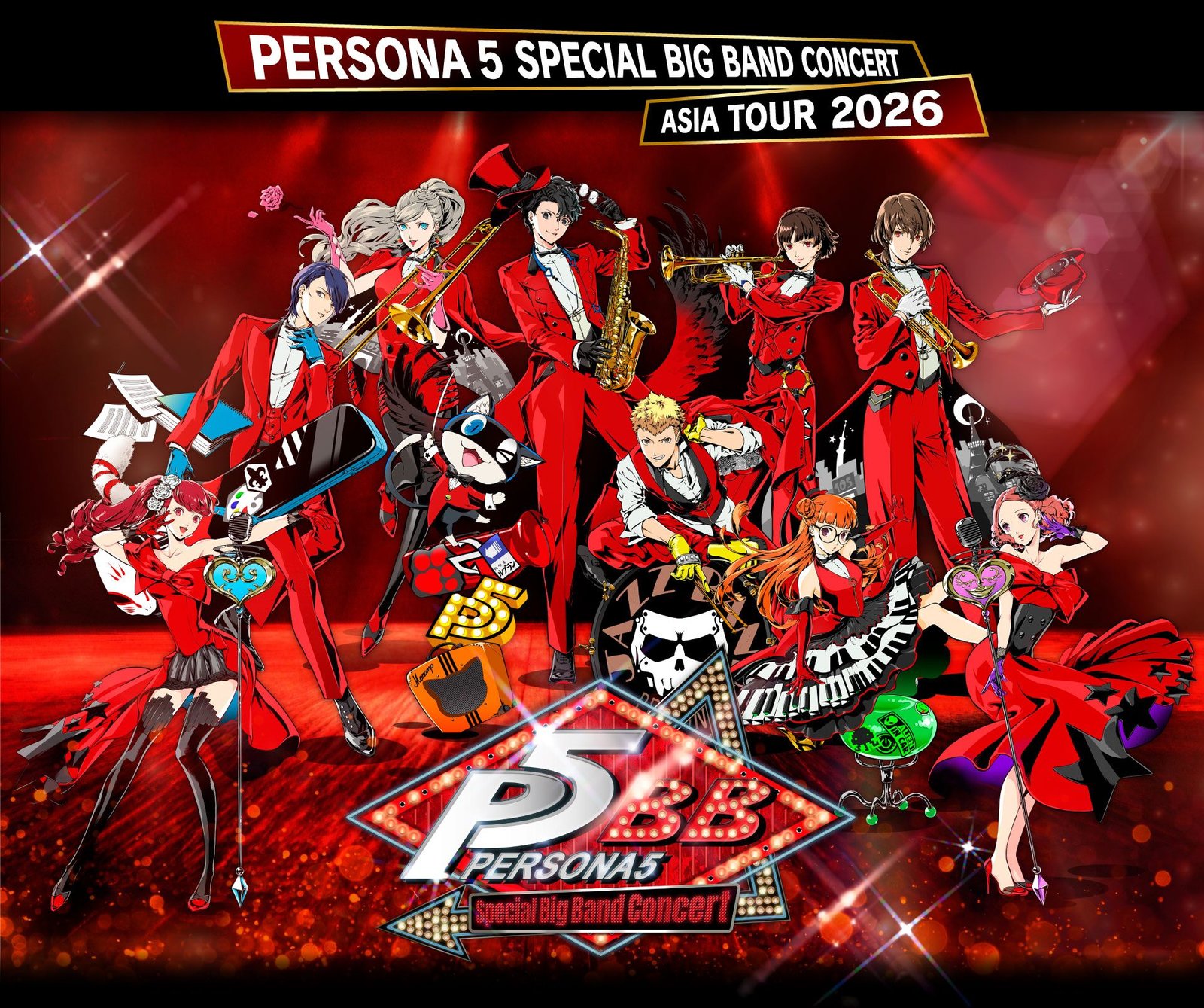 Persona 5 Special Big Band Concert Announces Asia Tour, Happening