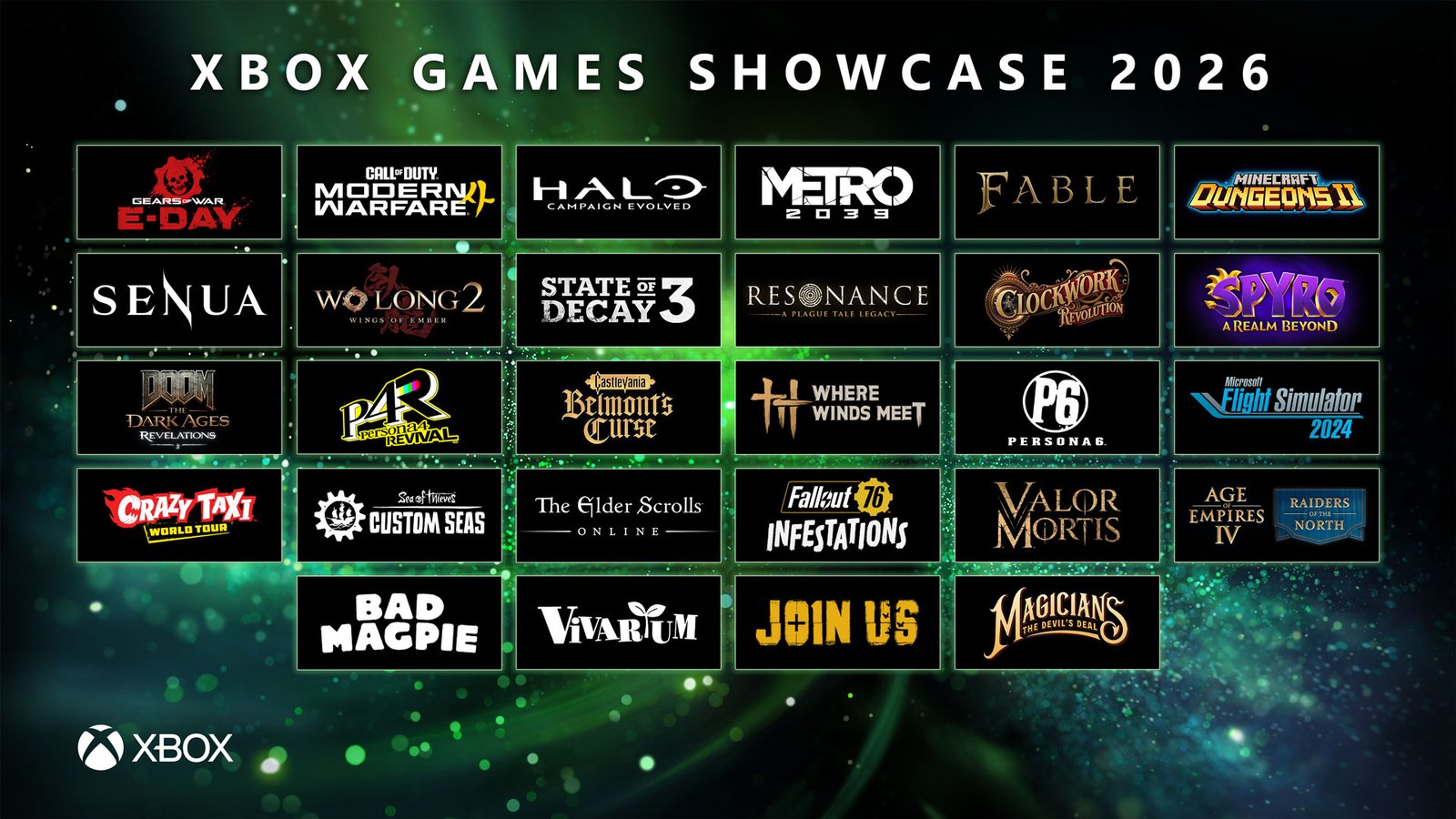 All The Highlights From The Xbox Games Showcase June 2026 THE MAGIC 1024853 All Games 16x9 4K 3840x2160 