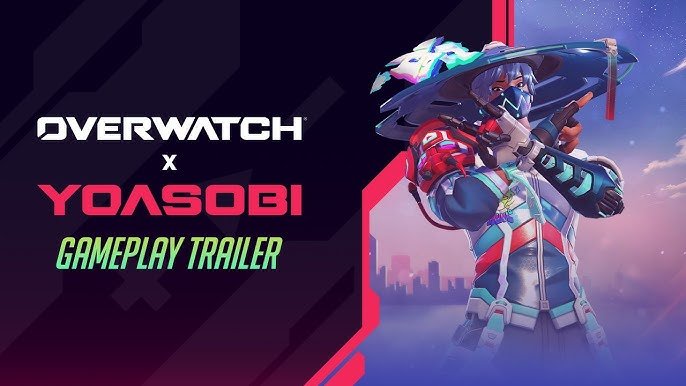 Kiriko and other heroes featured in the Overwatch x YOASOBI collaboration trailer