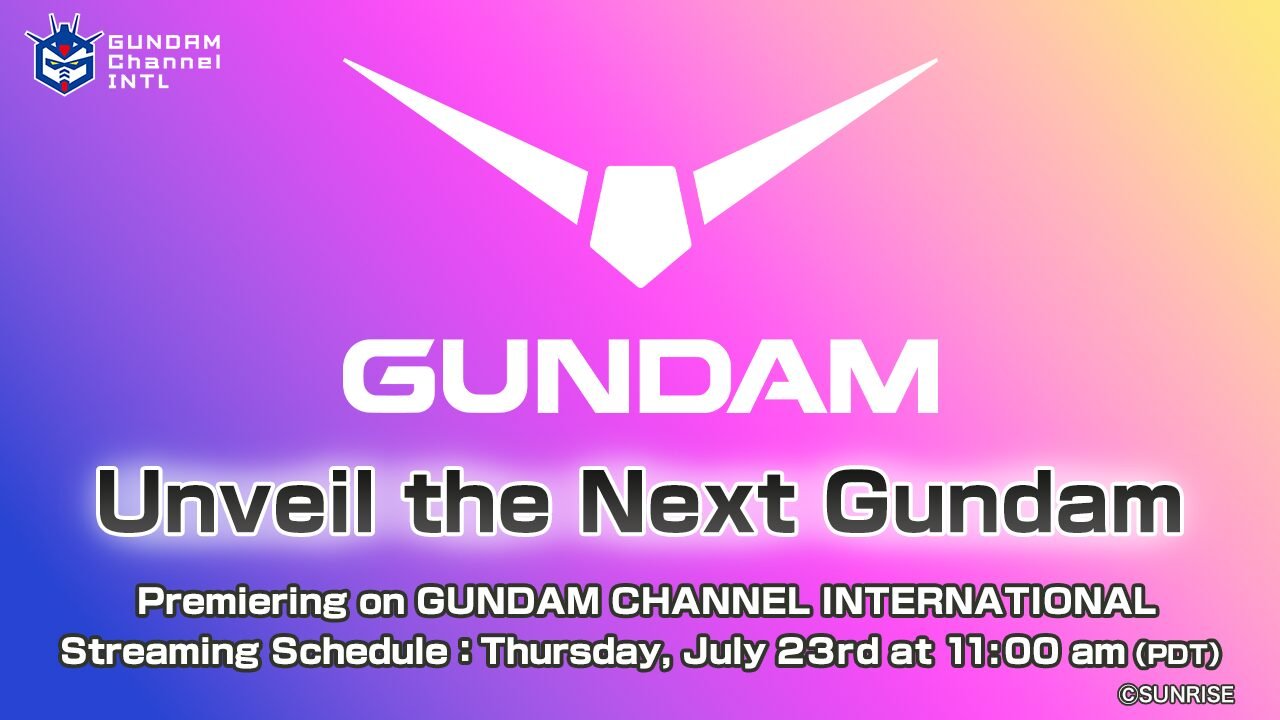 Gundam Series new announcement special program broadcast - SDCC 2026 teaser