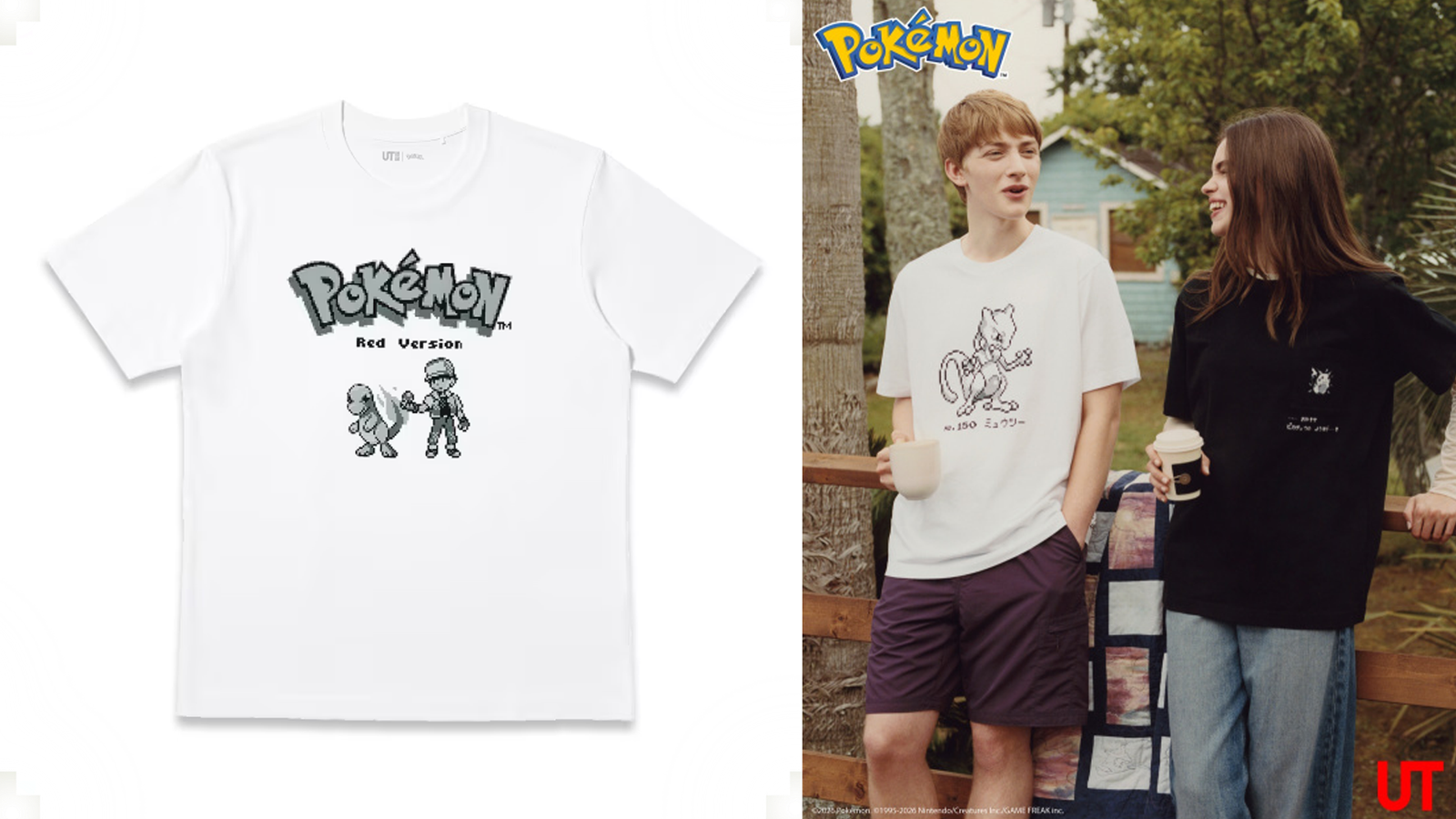 New Pokémon UT Collection Celebrates 30th Anniversary Of Pokémon Red and Pokémon...