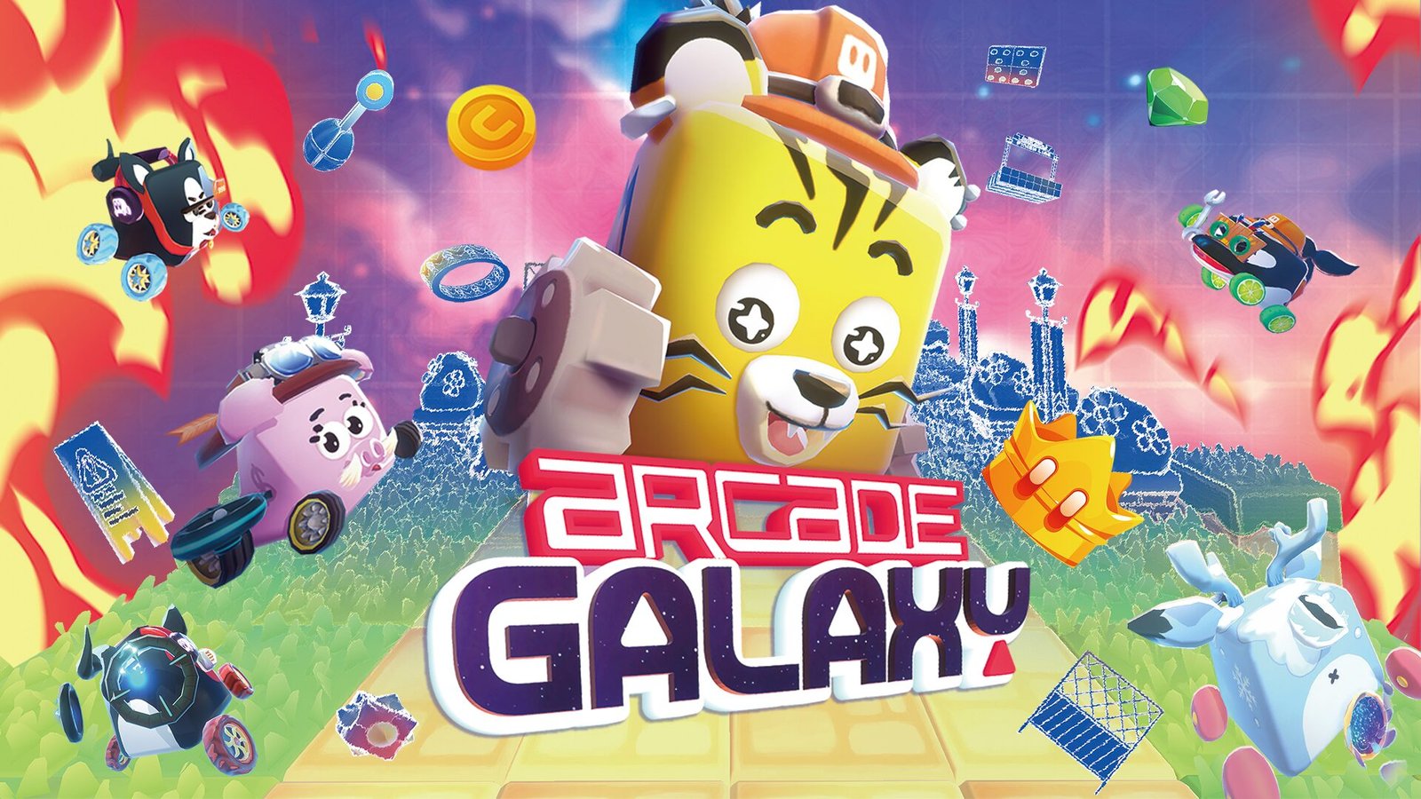 Multiplayer Party Game Arcade Galaxy Launches on Steam September 9