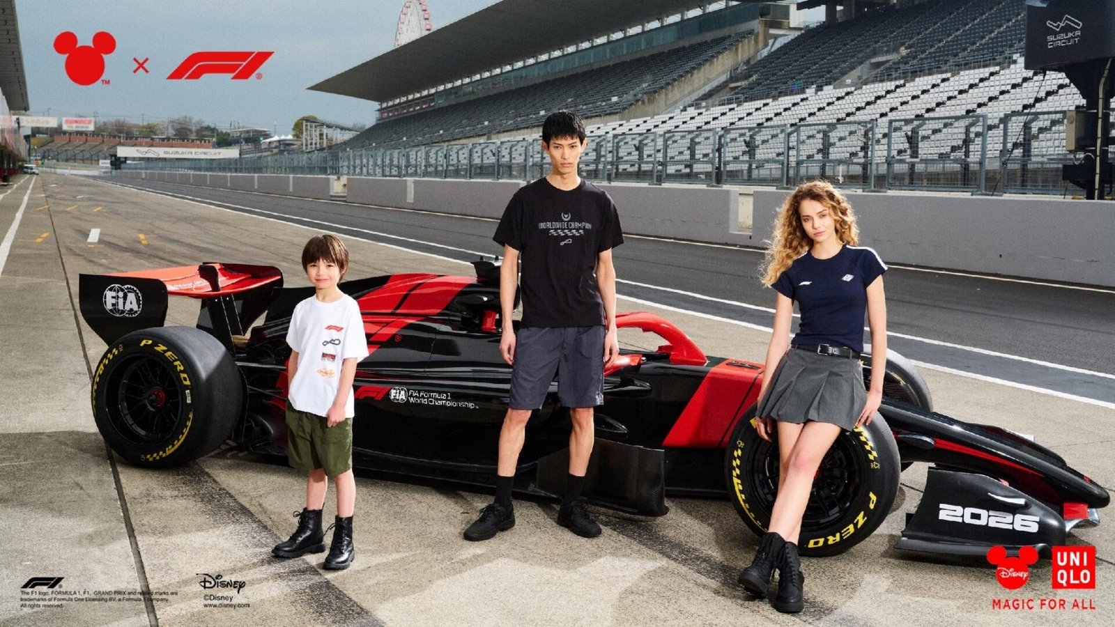 Disney x Formula 1 UT Collection Releases Across UNIQLO Outlets Nationwide